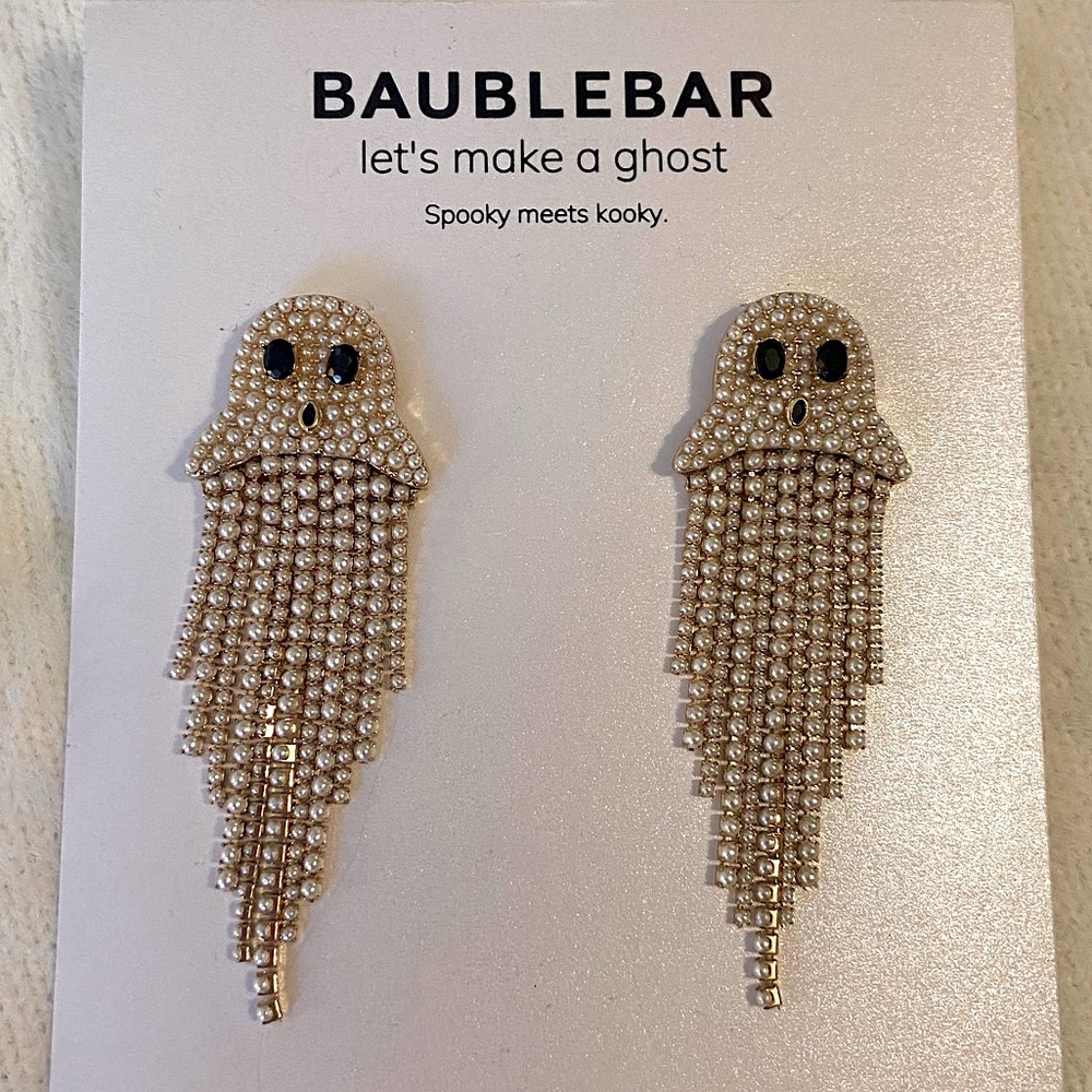 BAUBLEBAR Ghost Earrings | let's make a ghost | Spooky meets kooky